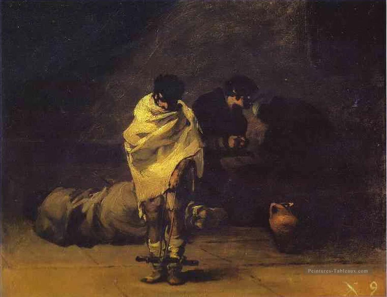 Scène de prison Francisco de Goya Peintures à l'huile